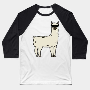 Funny Cool Llama Alpaca Animal Baseball T-Shirt